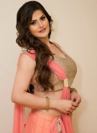 Desi Baby Doll Zareen Khan Pictures in Ghagra Choli Amita Bal Design at San Francisco, Actress, Bollywood, Indian Fashion | Indian Fashion Updates | Scoop.it