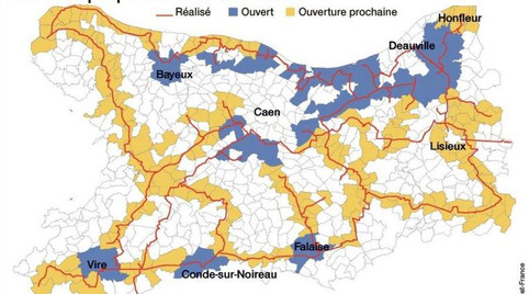 Le Calvados veut accélérer la mise en place de la fibre optique | Veille territoriale AURH | Scoop.it