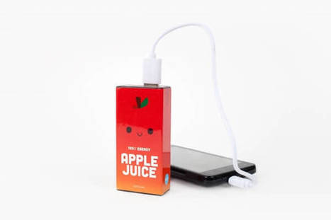 A Punny and Playful Battery Pack Shaped like an Apple Juice Box for Your iPhone and Other USB-Powered Devices | Latest Social Media News | Scoop.it