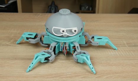 This 3D Printed Arduino-Based Hexapod Robot Can Bust a Move! | #3DPrinting #Maker #MakerED #MakerSpaces #Coding #Vorpal #Creativity #3DPrinting | 21st Century Learning and Teaching | Scoop.it