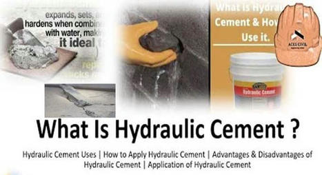 What is Hydraulic Cement? | Types of Hydraulic Cement | BIM-Revit-Construction | Scoop.it
