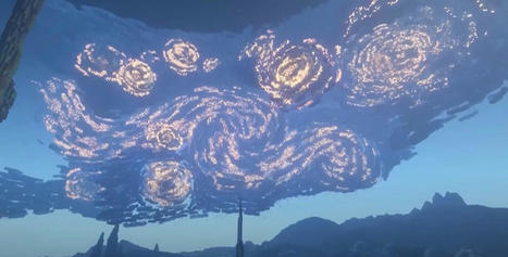 La Nuit étoilée de Van Gogh reproduite en 3D sur Minecraft - Arts in the City | UseNum - Culture | Scoop.it