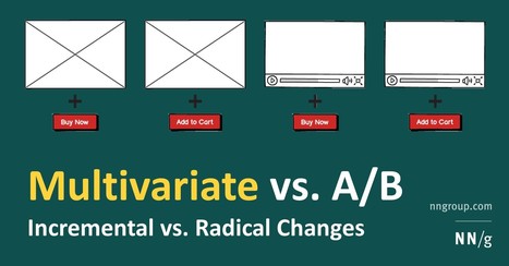 Multivariate vs. A/B Testing: Incremental vs. Radical Changes | Bonnes Pratiques Web & Cloud | Scoop.it