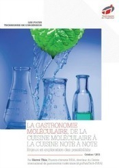 La gastronomie moléculaire, cuisine moléculaire et cuisine note à note | IPCI : Ingénierie de Produits à l'interface Cuisine-Industrie | Scoop.it