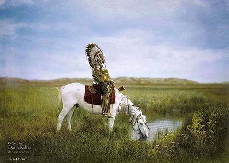 Photography: The Indian Chief Red Hawk of the Oglala Sioux on horseback, in 1905 | World Arts | Scoop.it