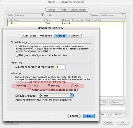 FileMaker Pro Indexes and Related Problems | Filemaker Info | Scoop.it