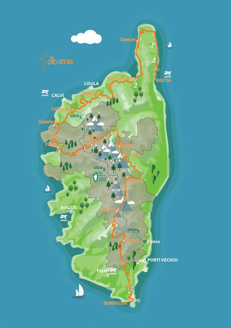 LE GT20 : La Grande Traversée de Corse à vélo électrique | Tourisme de randonnées                                                                                                                                                                                 & Sports de nature pour les pros | Scoop.it