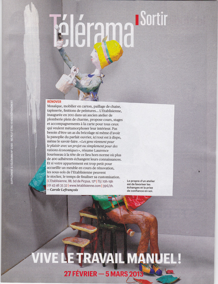 Télérama - Supplément au N°3294 | @L'Etablisienne | Scoop.it