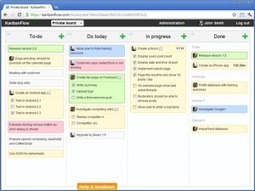 KanbanFlow. Gestionnaire de taches collaboratif. - Les Outils Collaboratifs | Getting Things Done | Scoop.it