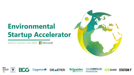 [C3] Microsoft France d&eacute;voile les laur&eacute;ats de la deuxi&egrave;me promotion de l&rsquo;Environmental Startup Accelerator | High level trending in... | Scoop.it