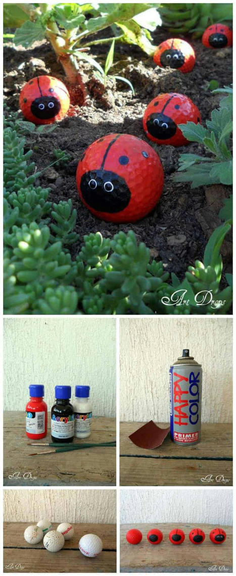 Diy: Happy Ladybug Golf Balls | 1001 Gardens ideas ! | Scoop.it