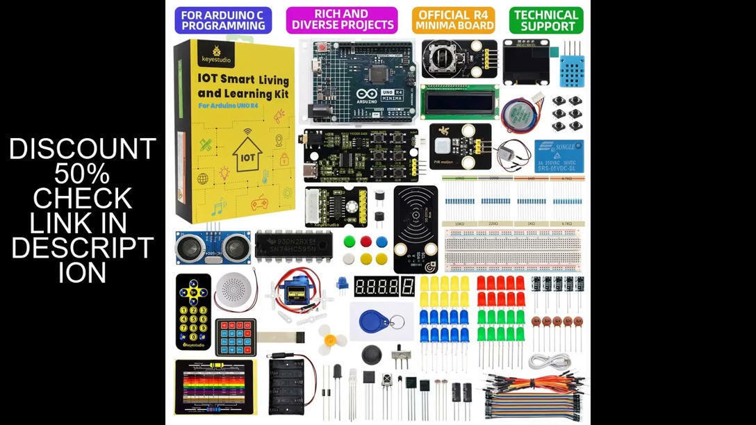 Keyestudio STEM IOT Smart Living Starter Kit Fo...
