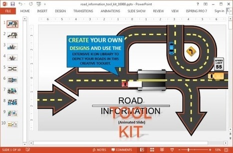 Animated Road Information Toolkit For PowerPoint | PowerPoint presentations and PPT templates | Scoop.it