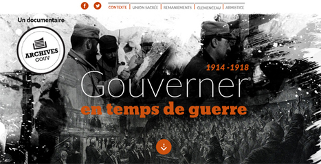 1914-1918 Gouverner en temps de guerre - un #webdocumentaire de @gouvernementFR #Verdun2016 | Cegep  de La Pocatière sans Frontières | Scoop.it