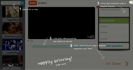 Blubbr, cuestionarios a partir de vídeos de Youtube | Nuevas tecnologías aplicadas a la educación | Educa con TIC | Aprendiendo a Distancia | Scoop.it