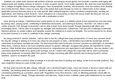 Essay on career aspirations