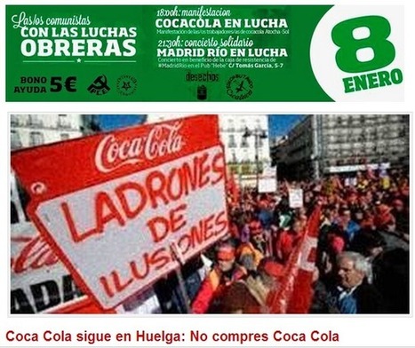 Coca Cola sigue en Huelga: No compres Coca Cola | MOVIMIENTOS SOCIALES | Scoop.it