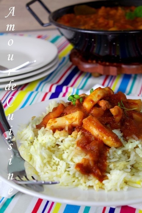 Riz aux calamars en sauce tomate | recettes du ramadan  وصفات رمضان أطباق رمضان مطبخ رمضان | Scoop.it