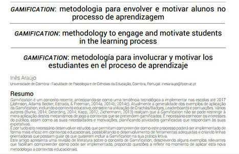 Gamification: metodología para envolver y motivar alumnos en el proceso de aprendizaje | Maestr@s y redes de aprendizajeZ | Scoop.it