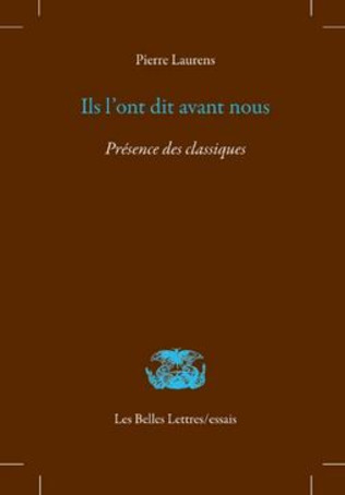 (Parution) Pierre Laurens, "Ils l'ont dit avant nous" | Poezibao | Scoop.it