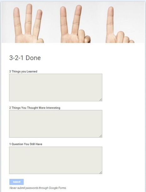 5 Free Digital Tools for Exit Tickets | iGeneration - 21st Century Education (Pedagogy & Digital Innovation) | Scoop.it