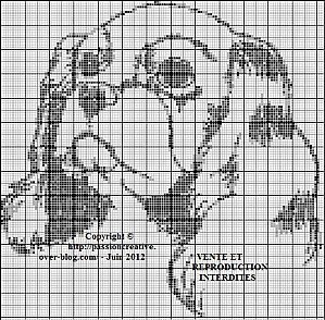 Broderie chien