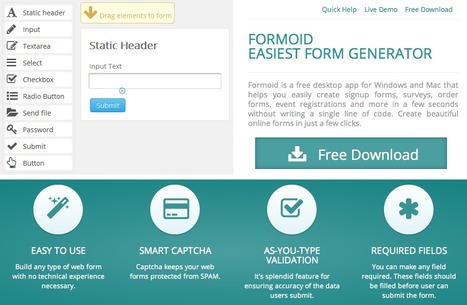 Formoid - Beautiful Web Form Generator | Digital Delights for Learners | Scoop.it