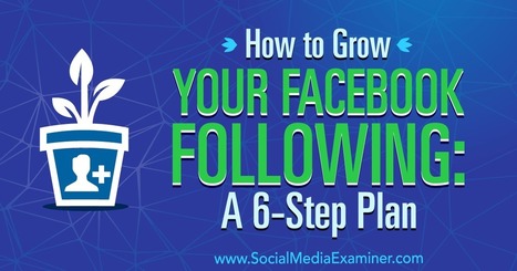 How to Grow Your Facebook Following: A 6-Step Plan | Public Relations & Social Marketing Insight | Scoop.it