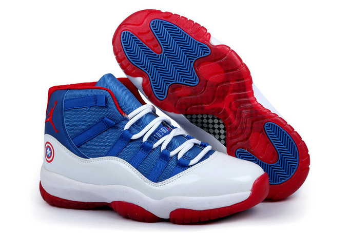 captain america jordan 13s