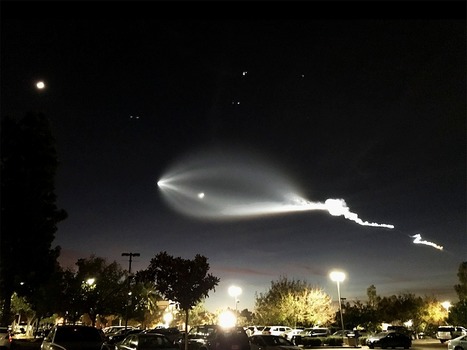 El lanzamiento de SpaceX que sorprendió a California o cómo se forman las estelas de los cohetes | Ciencia-Física | Scoop.it