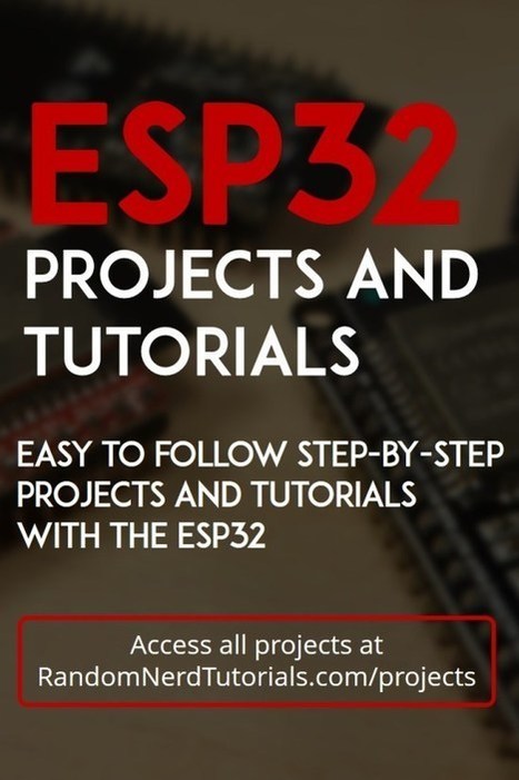 20+ ESP32 Projects and Tutorials | #Maker #MakerED #MakerSpaces #Coding #Sensors #IoT  | 21st Century Learning and Teaching | Scoop.it