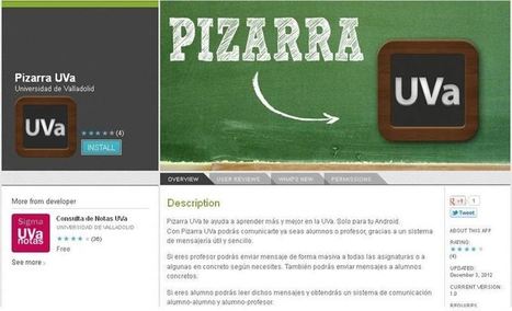 Gustavo Martínez Blog´s » Blog Archive » Pizarra UVa: Un Whatsapp español para estudiantes y profesores | Las Tabletas en Educación | Scoop.it