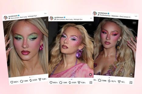 Zara Larssonin meikkityyli on nyt supertrendik&auml;s &ndash; n&auml;in teet sen | 1Uutiset - Lukemisen t&auml;hden | Scoop.it