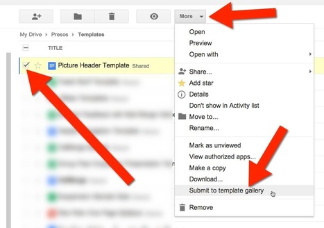 Creating Google Drive Templates | Into the Driver's Seat | Scoop.it