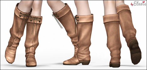Mod The Sims - "Spring Grace" - Suede Boots For Females (Teen to Adult) | Les Sims | Scoop.it