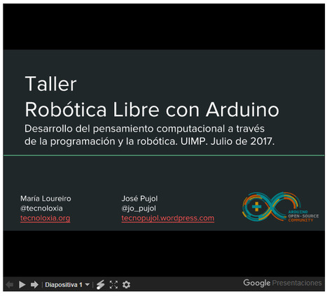 Taller Robótica libre con Arduino | tecno4 | Scoop.it