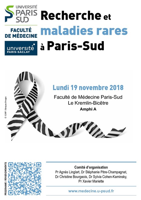 Colloque "Recherche et maladies rares &agrave; Paris-Sud" - J-1 | Life Sciences Universit&eacute; Paris-Saclay | Scoop.it
