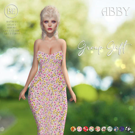 Abby Dress Fatpack March 2023 Group Gift by Belle Epoque | Teleport Hub - Second Life Freebies | Teleport Hub | Scoop.it