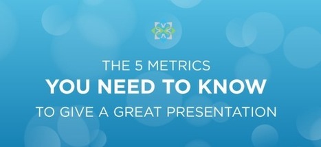 The 5 Metrics You Need to Know to Give a Great Presentation | Communicate...and how! | Scoop.it