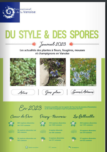 Du style et des spores 2023 - La gazette flore 2023 du Parc national de la Vanoise est arrivée | Biodiversité | Scoop.it
