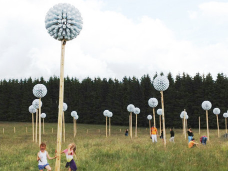 Play in a plane crash sculpture and a field of milk bottle dandelions at this art festival in France | Art, Gallery, Auction and Museum: Law and Business | Scoop.it