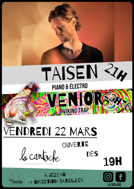 Concerts Taïsen & Venior, vendredi 22 mars à la Soulane | Vallées d'Aure & Louron - Pyrénées | Scoop.it