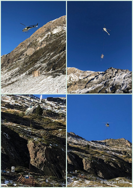 Mise en place de rateliers pour protéger la RD 173 contre les avalanches | Vallées d'Aure & Louron - Pyrénées | Scoop.it