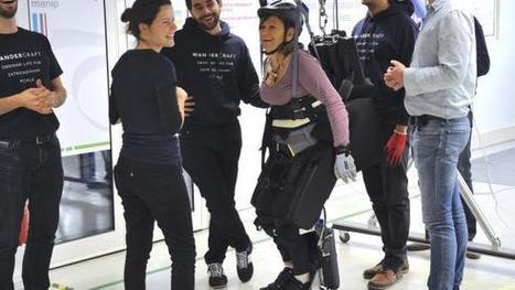 Le pitch start-up. Un exosquelette pour faire marcher les paraplégiques | Science & Transhumanisme | Scoop.it