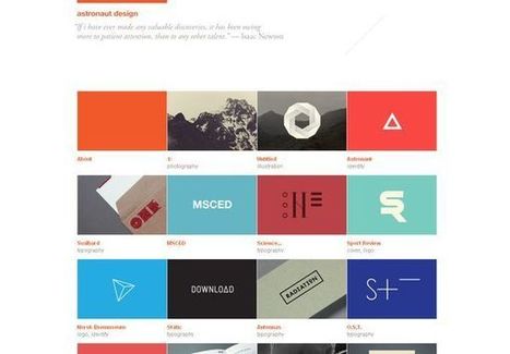 Single-Page Portfolio Websites Design Showcase | DzineBlog.com | The Web Design Guide and Showcase | Scoop.it