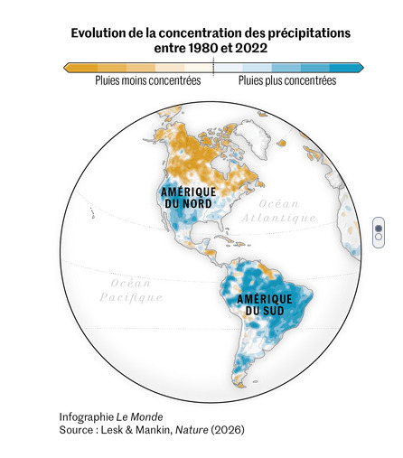 Des pr&eacute;cipitations plus concentr&eacute;es dans le temps affectent les ressources en eau | Gestion de l'eau | Scoop.it
