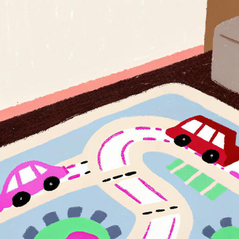 Se situer dans la ville avec… un tapis de jeu pour petites voitures – A1 – | FLEursdeFLE | Scoop.it