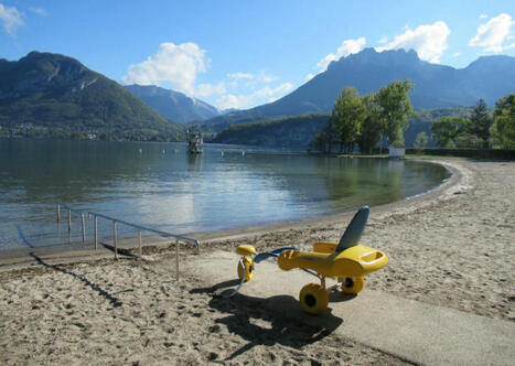 Saint-Jorioz accueille les personnes &agrave; mobilit&eacute; r&eacute;duite sur sa plage | Regards crois&eacute;s sur la transition &eacute;cologique | Scoop.it