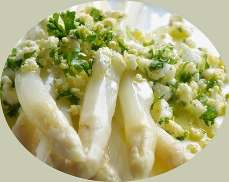 Recette d'asperges au beurre, oeufs durs, persil, à la flamande (Hollande) | Cuisine du monde | Scoop.it