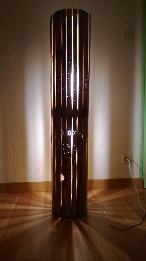 Lampe Colonne / Recycled Pallet Into Column Lamp | 1001 Pallets ideas ! | Scoop.it